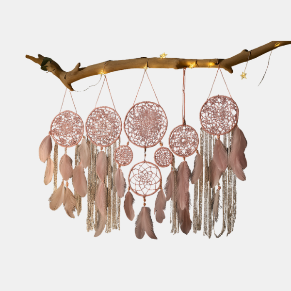 Boho Dromenvanger Wanddecoratie Set Handgemaakt Ontwerp voor Rustige Huisstijl-Decoration-DeWoonVallei-DeWoonVallei