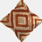 Boho Geborduurde Kussenhoes met Handgemaakt Detail voor Elegantie en Comfort-Cushion Cover-DeWoonVallei-DeWoonVallei