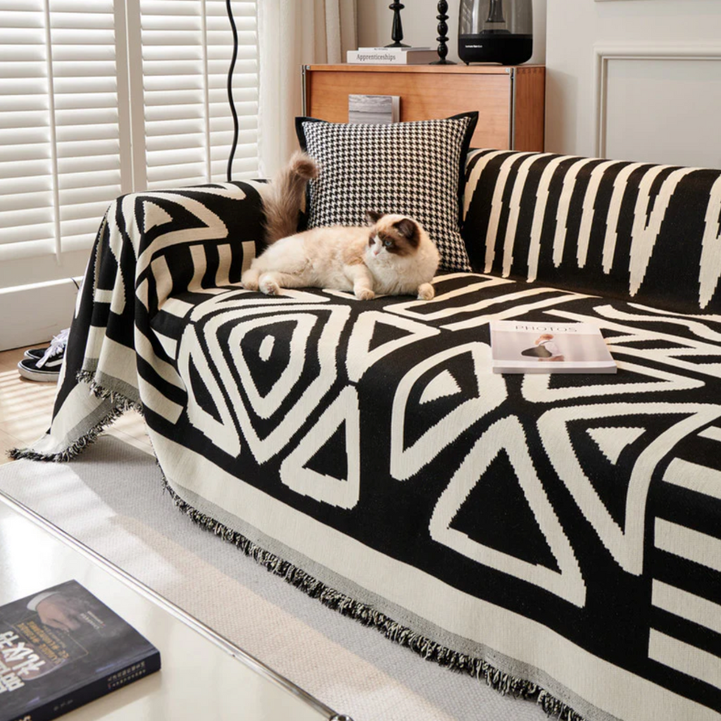 Boho Omkeerbare Bankhoes - Stijlvolle Bescherming & Comfort voor Elk Interieur-Home & Garden-DeWoonVallei-DeWoonVallei