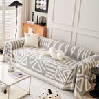 Boho Omkeerbare Bankhoes - Stijlvolle Bescherming & Comfort voor Elk Interieur-Home & Garden-DeWoonVallei-Grijs-180x280cm-DeWoonVallei