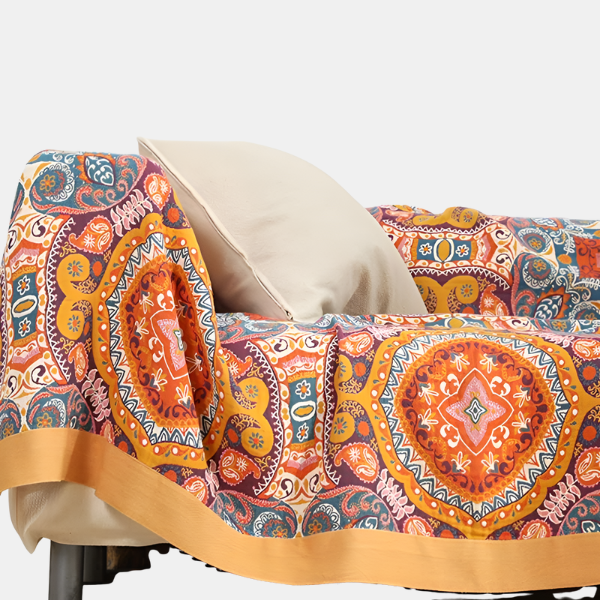 Boho Omkeerbare Koeldeken Zacht Ademend Comfort-Cotton Blankets-DeWoonVallei-DeWoonVallei