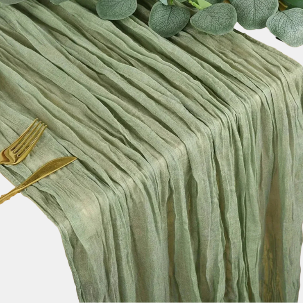 Boho Tafelloper Lang Voile Stof Elegante Woondecoratie-Table cloths-DeWoonVallei-DeWoonVallei