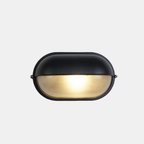 Buitenwandlamp Bulkhead Industrieel Ovaal Weerbestendig Voor Buiten-Outdoor Wall Lights-DeWoonVallei-Zwart-21 cm L x 10 cm B x 10 cm H-DeWoonVallei