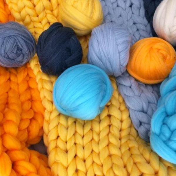 Chunky XL Wolgaren Zachte Textuur voor Gezellige DIY Creaties-Blankets-DeWoonVallei-DeWoonVallei