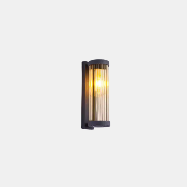 Cilindrische Buitenmuurlamp Moderne Metaal en Glas Design met Dubbele Voeding en Sfeerverlichting-Solar-Powered Outdoor Lamps-DeWoonVallei-DeWoonVallei