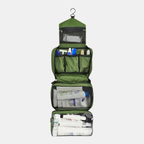 Compacte Hangende Toilettas Reisvriendelijke Organizer voor Gemakkelijke Toegang-Bathroom organizer-DeWoonVallei-Donkergroen-DeWoonVallei