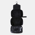 Compacte Hangende Toilettas Reisvriendelijke Organizer voor Gemakkelijke Toegang-Bathroom organizer-DeWoonVallei-Zwart-DeWoonVallei
