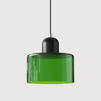 Creatieve Bauhaus Hanglamp – Geometrisch Design met Warme LED-verlichting-DeWoonVallei-Groen-Zwart-DeWoonVallei