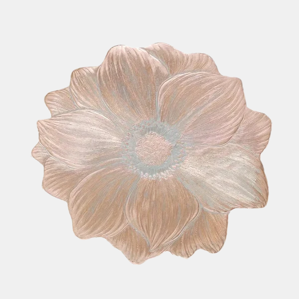 Creatieve Bloementafelset Waterdicht Hittebestendig Placemats voor Eettafels-Placemats-DeWoonVallei-Roségoud-DeWoonVallei