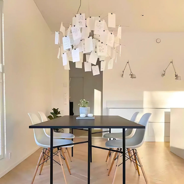 Creatieve Papieren Hanglamp Aanpasbare Kunst & Zacht Sfeerverlichting-Hanging Lamp-DeWoonVallei-DeWoonVallei