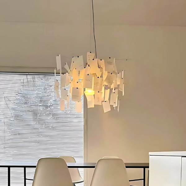 Creatieve Papieren Hanglamp Aanpasbare Kunst & Zacht Sfeerverlichting-Hanging Lamp-DeWoonVallei-DeWoonVallei