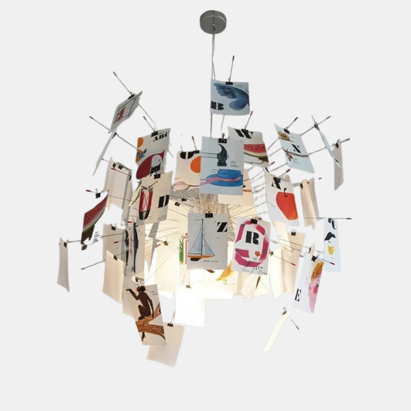 Creatieve Papieren Hanglamp Aanpasbare Kunst & Zacht Sfeerverlichting-Hanging Lamp-DeWoonVallei-DeWoonVallei