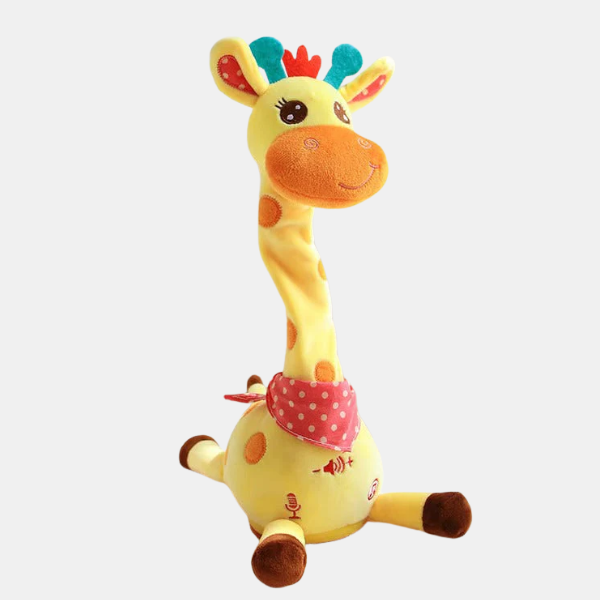 Dansende Giraffe Speelgoed Interactief Knuffel met Zingen, Licht en Spraakopname-Toys-DeWoonVallei-Oplaadbaar-DeWoonVallei