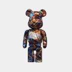Decoratieve Beer Figurine – Kleurrijk Design & Speelse Woondecoratie-Figurines-DeWoonVallei-A-DeWoonVallei