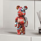 Decoratieve Beer Figurine – Kleurrijk Design & Speelse Woondecoratie-Figurines-DeWoonVallei-C-DeWoonVallei