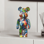 Decoratieve Beer Figurine – Kleurrijk Design & Speelse Woondecoratie-Figurines-DeWoonVallei-G-DeWoonVallei