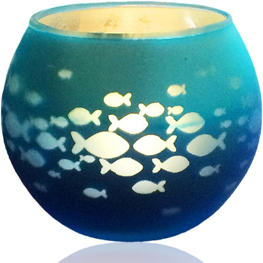 Decoratieve Glazen Kandelaar – Kleurrijk Handgemaakt Mozaïekontwerp voor Warme Sfeerverlichting-Home & Garden-DeWoonVallei-Stijl 11-DeWoonVallei