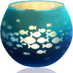 Decoratieve Glazen Kandelaar – Kleurrijk Handgemaakt Mozaïekontwerp voor Warme Sfeerverlichting-Home & Garden-DeWoonVallei-Stijl 11-DeWoonVallei