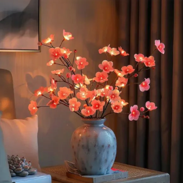 Decoratieve Taklamp met Natuurlijke Bloesemvorm voor Gezellige Interieurs-home decor-DeWoonVallei-Kersenbloesem-DeWoonVallei