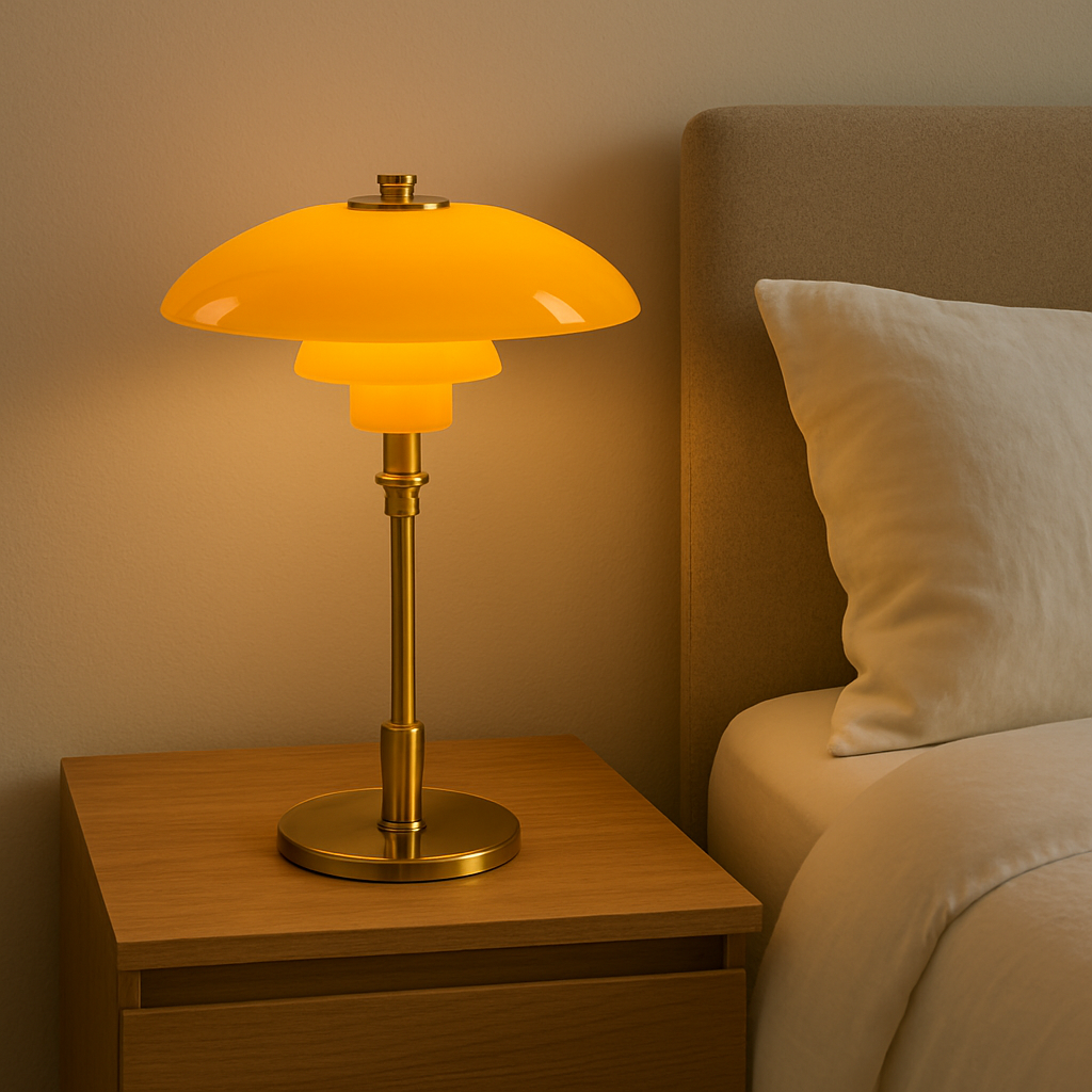 Deens Minimalistisch Tafellamp – Tijdloos Scandinavisch Ontwerp met Warm LED-licht-DeWoonVallei-DeWoonVallei