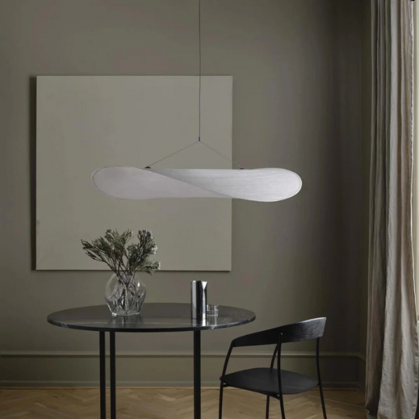 Deense Wolk Papieren Hanglamp Minimalistische Stoffen Plafondlamp voor Zachte Warme Gloed in Woon en Eetkamer-Pendant Light-DeWoonVallei-DeWoonVallei