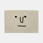 Deurmat Emoji Levendig Ontwerp met Duurzaam Polyester-Bath Mats & Rugs-DeWoonVallei-40 cm x 60 cm-Grote Neus-DeWoonVallei