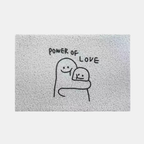 Deurmat Emoji Levendig Ontwerp met Duurzaam Polyester-Bath Mats & Rugs-DeWoonVallei-DeWoonVallei