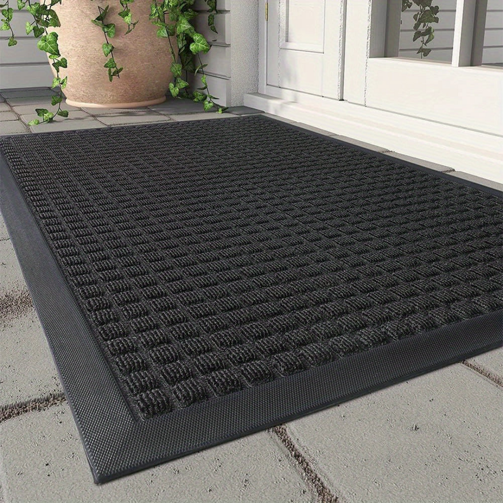 Deurmat met Antislip en Luxe Design voor Binnen en Buiten-DeWoonVallei-Zwart-45 x 75 cm-DeWoonVallei