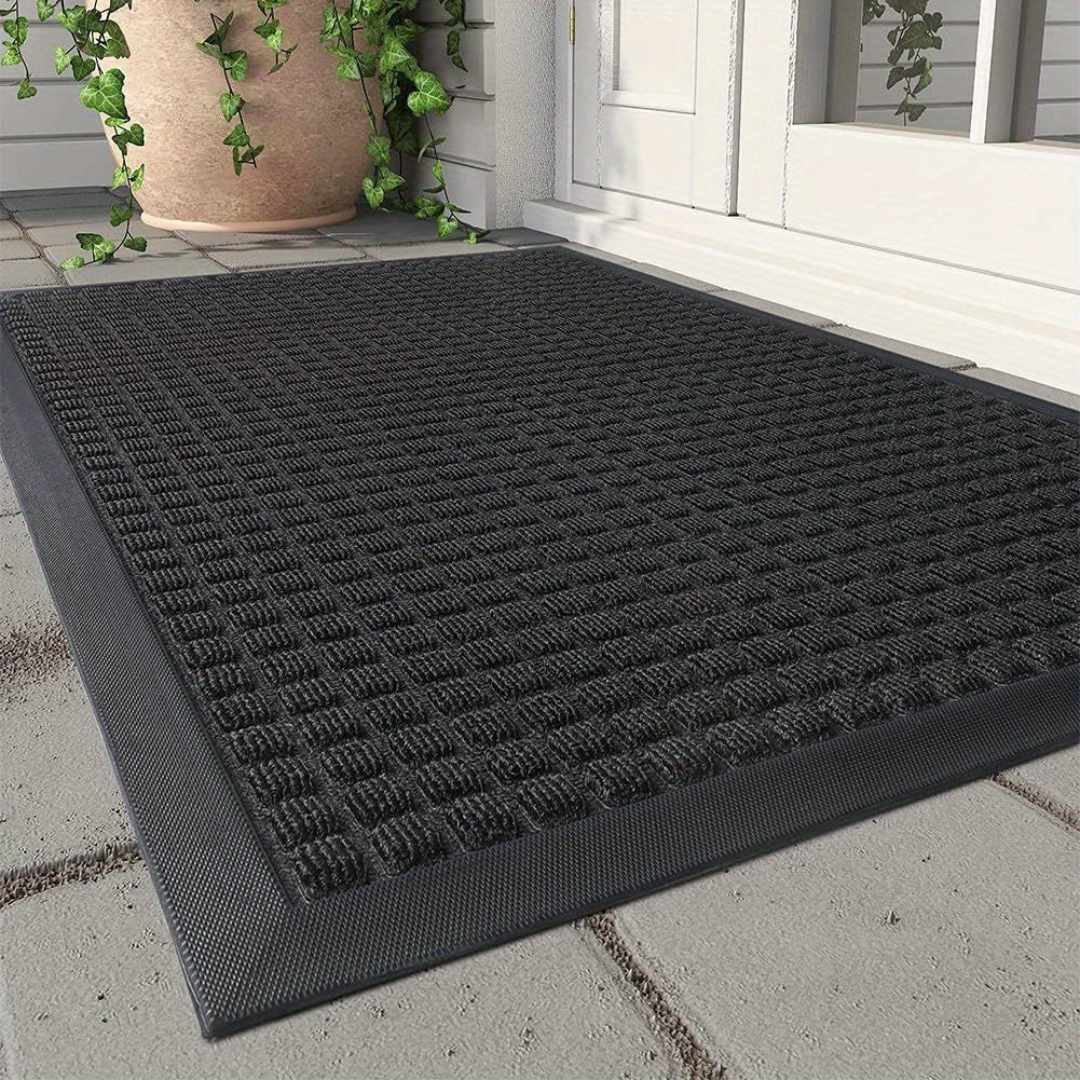 Deurmat met Antislip en Luxe Design voor Binnen en Buiten-DeWoonVallei-Zwart-45 x 75 cm-DeWoonVallei