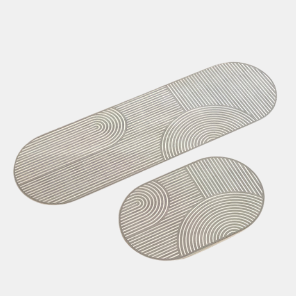 Diatomeeën Aarde Badmat Ultra-Absorberend Antislip Zacht Comfort-Floor mat-DeWoonVallei-40x60 cm-E-DeWoonVallei