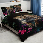 Digitale Dierenprint Beddenset Zacht, Gezellig & Stijlvol Comfort voor Elk Seizoen-Bedding-DeWoonVallei-173cm*229cm-DeWoonVallei