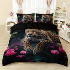 Digitale Dierenprint Beddenset Zacht, Gezellig & Stijlvol Comfort voor Elk Seizoen-Bedding-DeWoonVallei-DeWoonVallei