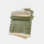 Dikke Coral Fleece Deken - Ultiem Zachte Warmte & Luxe Comfort-Home & Garden-DeWoonVallei-Groen-Dubbel-DeWoonVallei
