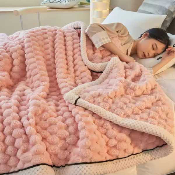 Dikke Knusse Fleece Deken Zacht Warm Comfort voor Bank en Bed-Dekens en Kussens-DeWoonVallei-DeWoonVallei
