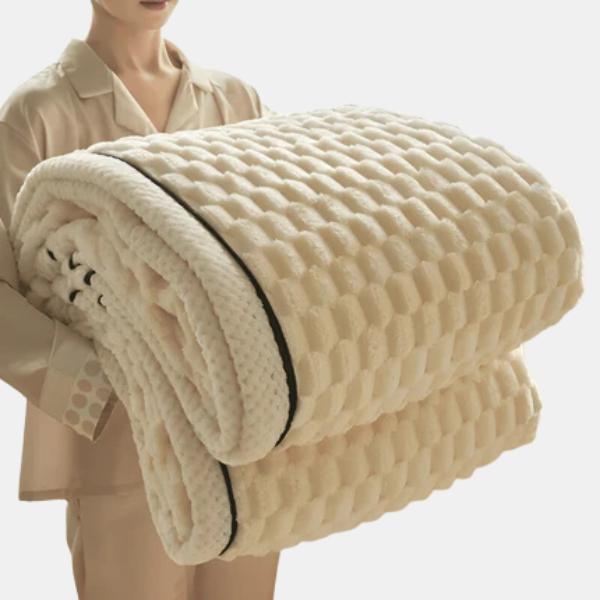 Dikke Knusse Fleece Deken Zacht Warm Comfort voor Bank en Bed-Dekens en Kussens-DeWoonVallei-DeWoonVallei