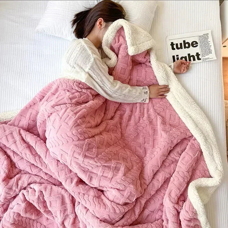 Dikke Microvezel Fleece Deken – Dubbelzijdig Warm & Superzacht Comfort-Home Decor-DeWoonVallei-DeWoonVallei