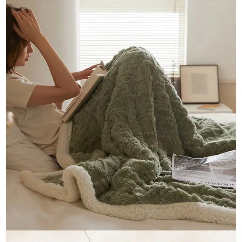 Dikke Microvezel Fleece Deken – Dubbelzijdig Warm & Superzacht Comfort-Home Decor-DeWoonVallei-DeWoonVallei