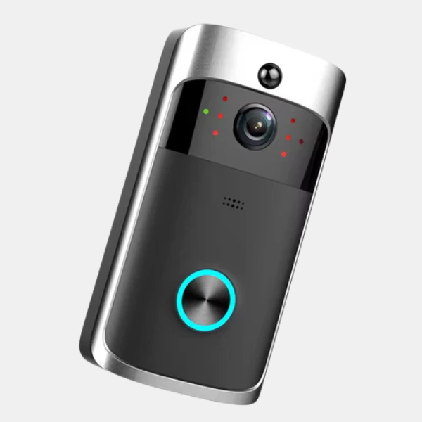 Draadloze HD Videodeurbel met Nachtzicht en Draadloze Intercom voor Thuisveiligheid-Home-DeWoonVallei-DeWoonVallei