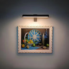 Draadloze Oplaadbare LED Schilderijverlichting met Afstandsbediening – Verstelbare, Dimbare Verlichting voor Kunst en Decoratie-DeWoonVallei-DeWoonVallei