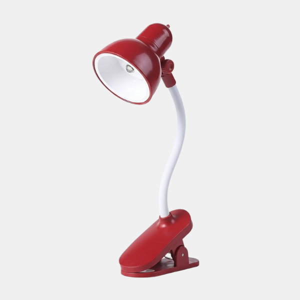 Draagbare LED Boekenlamp voor Comfortabel Handsfree Lezen-Book Lamp-DeWoonVallei-Rood-DeWoonVallei