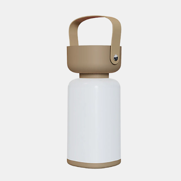 Draagbare Waterdichte LED Tafellamp Modern Cylinder Design voor Buiten-Table Lamps-DeWoonVallei-Bruin-Oneindig dimbaar-5V-DeWoonVallei