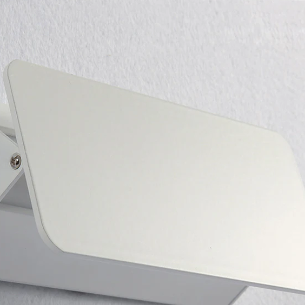 Draaibare LED Wandlamp Binnenverlichting Wit Metaal Modern Ontwerp-Outdoor Wall Lamp-DeWoonVallei-DeWoonVallei