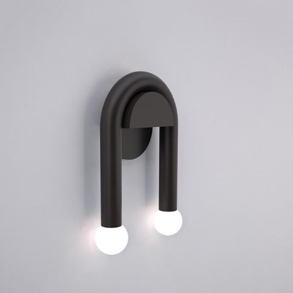 Dubbele Licht Boogvormige Wandlamp Metaal Eigentijdse Sfeerverlichting-Wall Light Fixtures-DeWoonVallei-DeWoonVallei