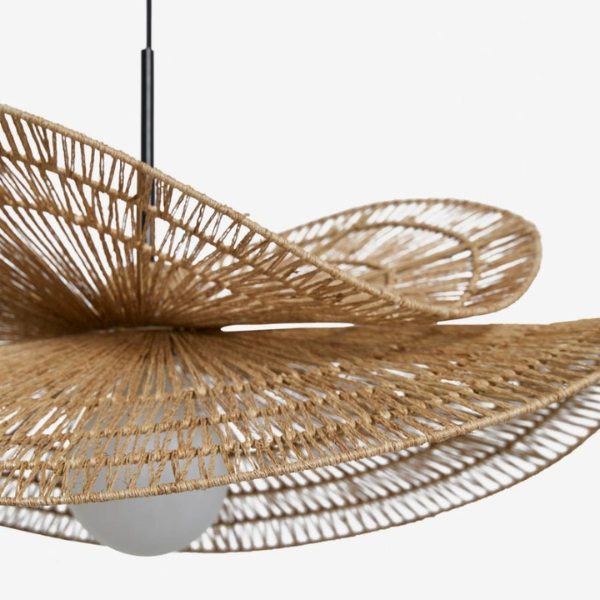 Dubbele Rattan Hanglamp Handgemaakt Natuurlijk Ontwerp voor Gezellige Woonruimtes-hanging lamp-DeWoonVallei-DeWoonVallei