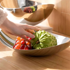 Elegante Lage Keramische Kom Strak Ontwerp, Functioneel, Stijlvol Accent-Tableware & Serveware-DeWoonVallei-DeWoonVallei