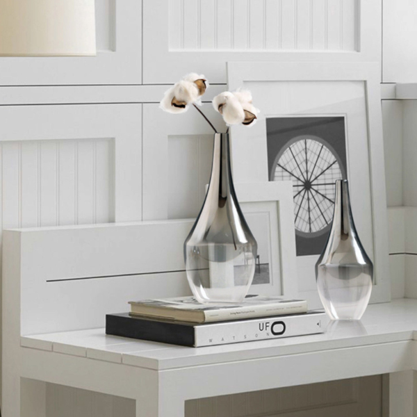 Elegante glazen vaas moderne stijl voor verfijnde bloemenarrangementen-Vase-DeWoonVallei-DeWoonVallei
