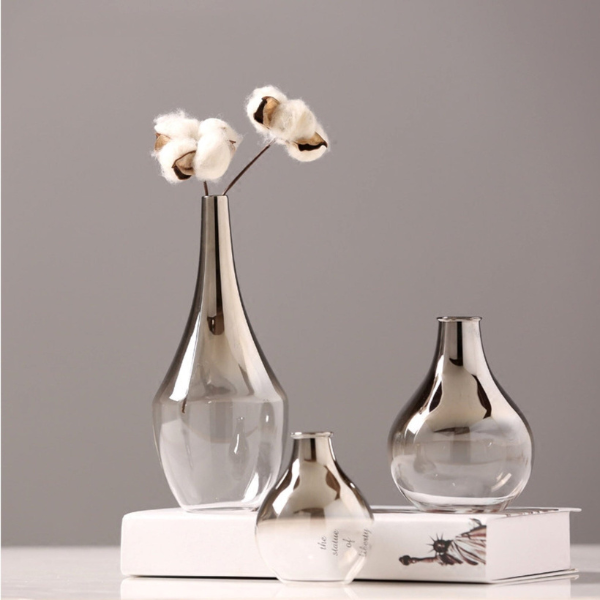 Elegante glazen vaas moderne stijl voor verfijnde bloemenarrangementen-Vase-DeWoonVallei-DeWoonVallei