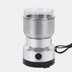 Elektrische kruiden en graanmolen met krachtige motor en roestvrijstalen messen-Food Grinder-DeWoonVallei-Zilver-DeWoonVallei