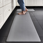Ergonomische Comfort Keukenmat Zachte Ondersteuning en Antislip Ontwerp voor Pijnvrij Koken-Indoor Mats-DeWoonVallei-Lichtgrijs-45X75Cm-DeWoonVallei