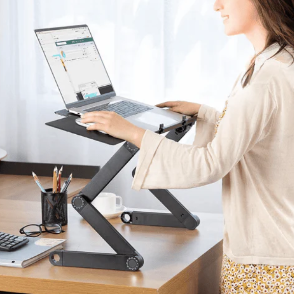 Ergonomische Verstelbare Laptopstandaard voor Gezonde Houding en Comfortabel Werken-Gadgets-DeWoonVallei-DeWoonVallei